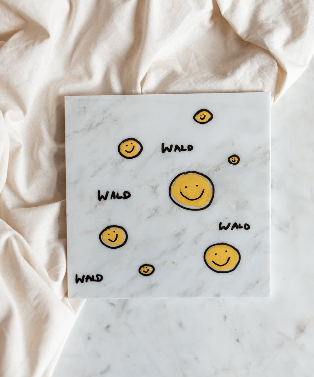 Smilie Dude Marble Tray