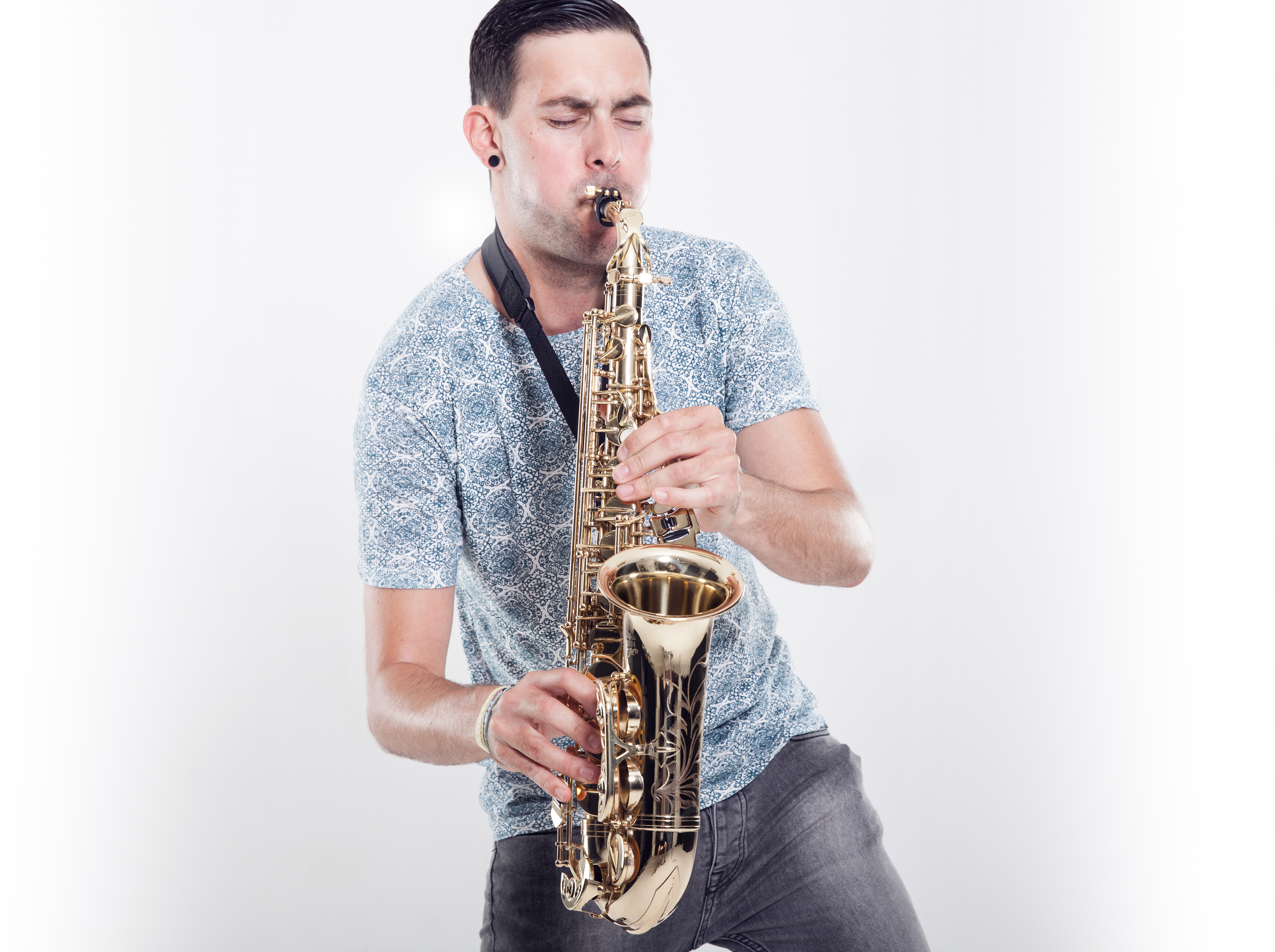 Portrait von Saxophonist Marc Spieler